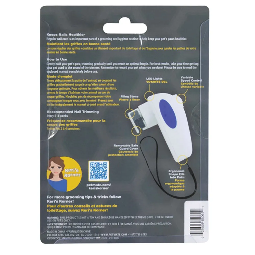 JW Gripsoft Palm Nail Grinder for Pets